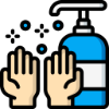 Cartoon image of washing your hands